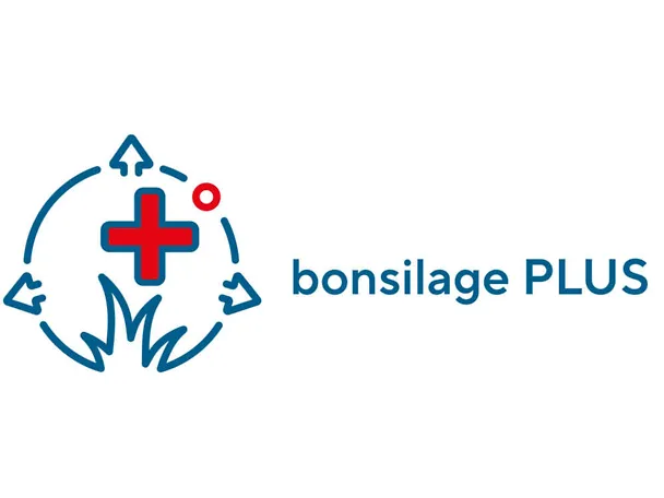 Logo des biologischen Siliermittels bonsilage PLUS Logo des biologischen Siliermittels bonsilage PLUS