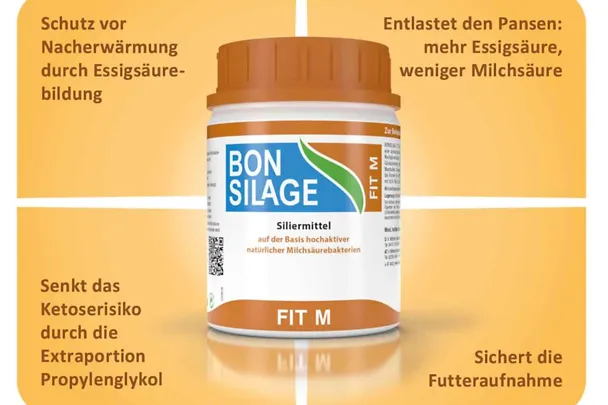 So wirkt das Siliermittel BONSILAGE FIT M