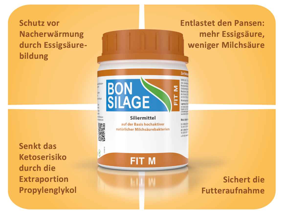 So wirkt das Siliermittel BONSILAGE FIT M