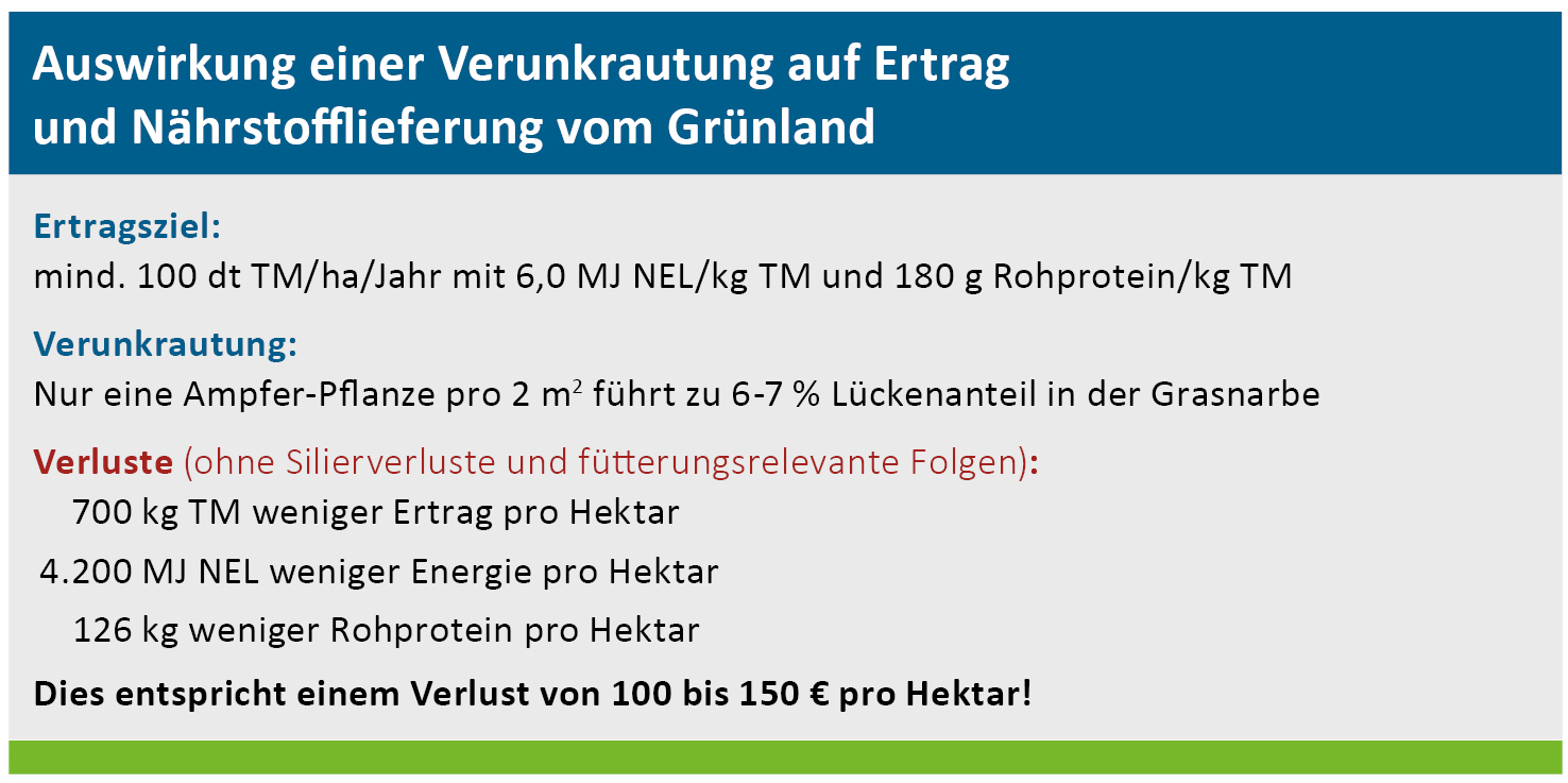 Auswirkungen von Verunkrautung